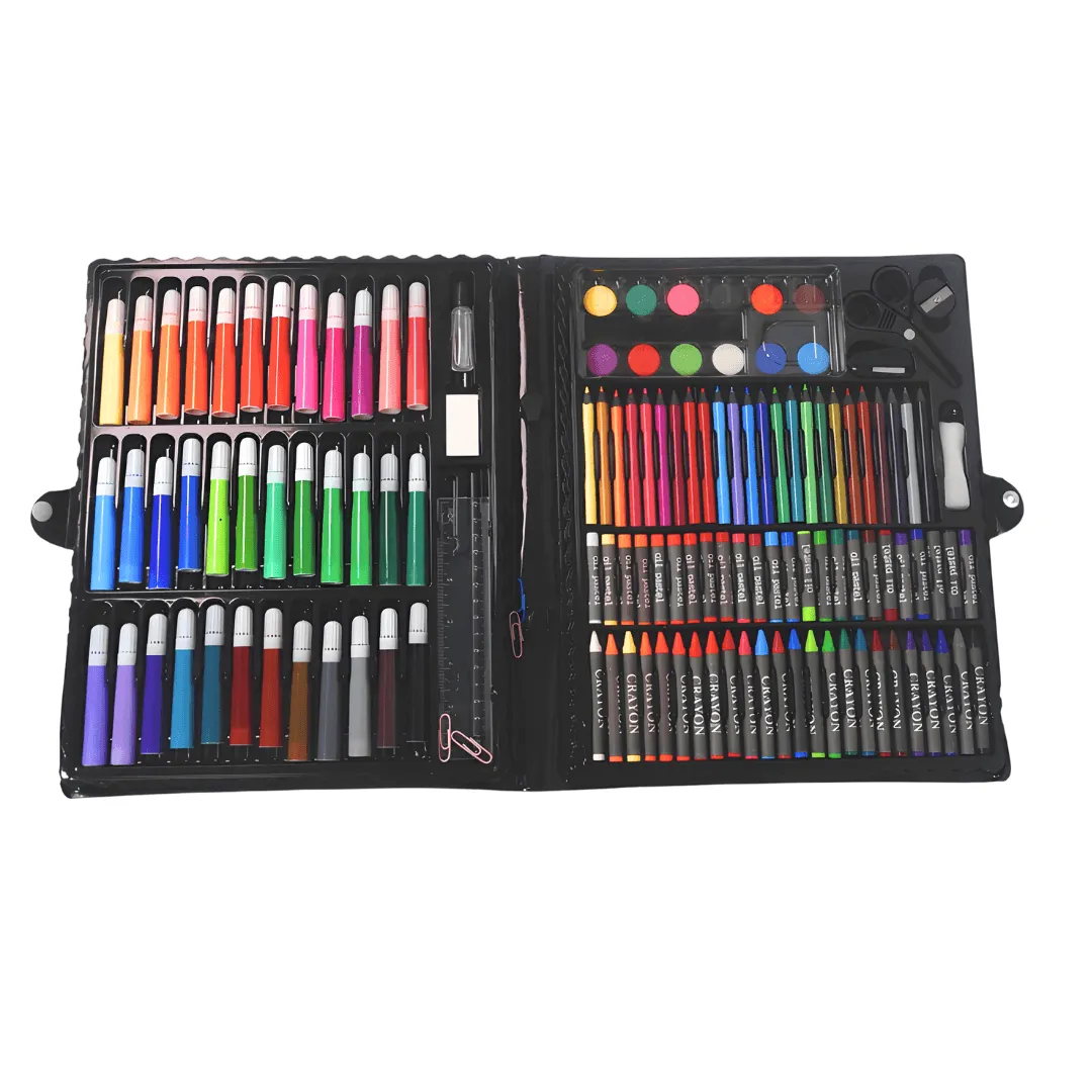 150 Piece Art Set, Drawing and Painting Set for Kids