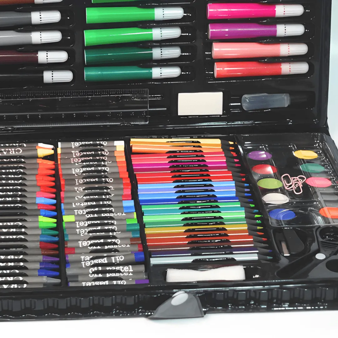 150 Piece Art Set, Drawing and Painting Set for Kids