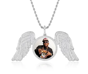 3d Wing Picture Pendant