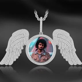 3d Wing Picture Pendant