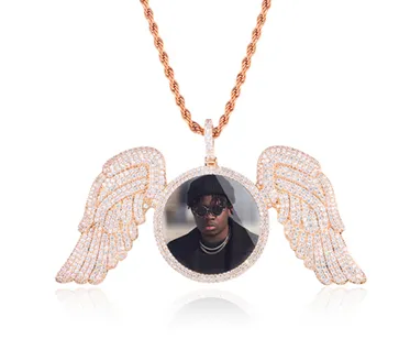 3d Wing Picture Pendant