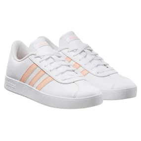 Adidas Kids VL Court 2.0 Sneaker - Girls Tennis Shoe