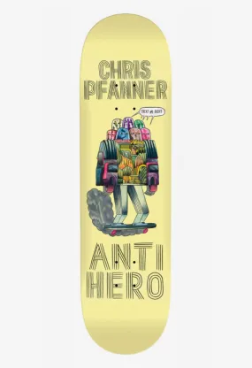 ANTIHERO HUG THE PAVMNT PFNNR 8.06 SKATEBOARD DECK