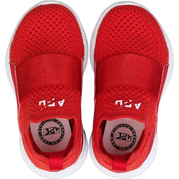 APL Kids TechLoom Bliss Sneaker, Red & White