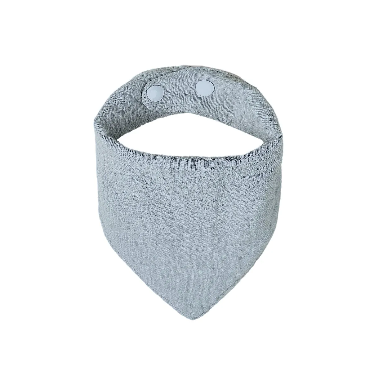 Baby Bandana Cotton Muslin Dribble Bib — Sapphire