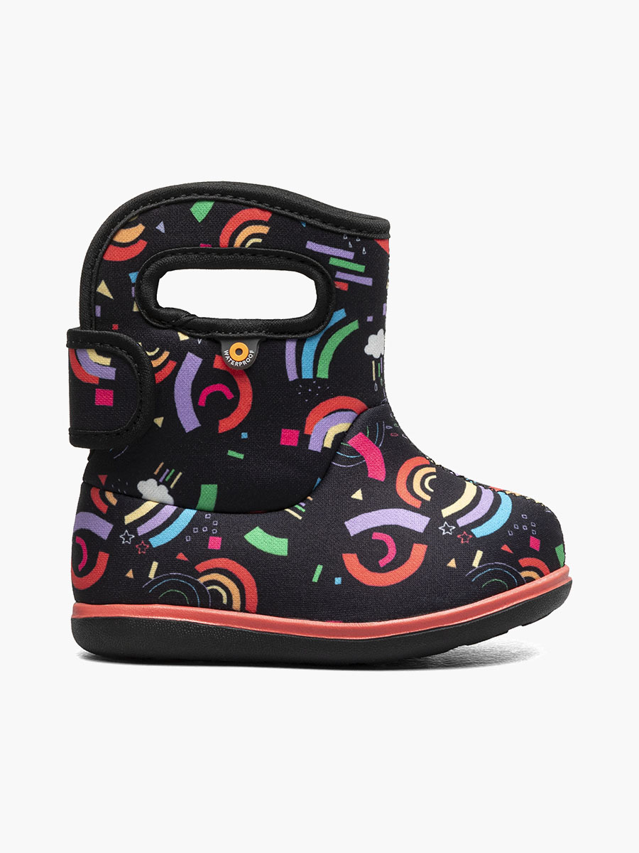 Baby Bogs II Rainbow Fun Waterproof Baby Boots