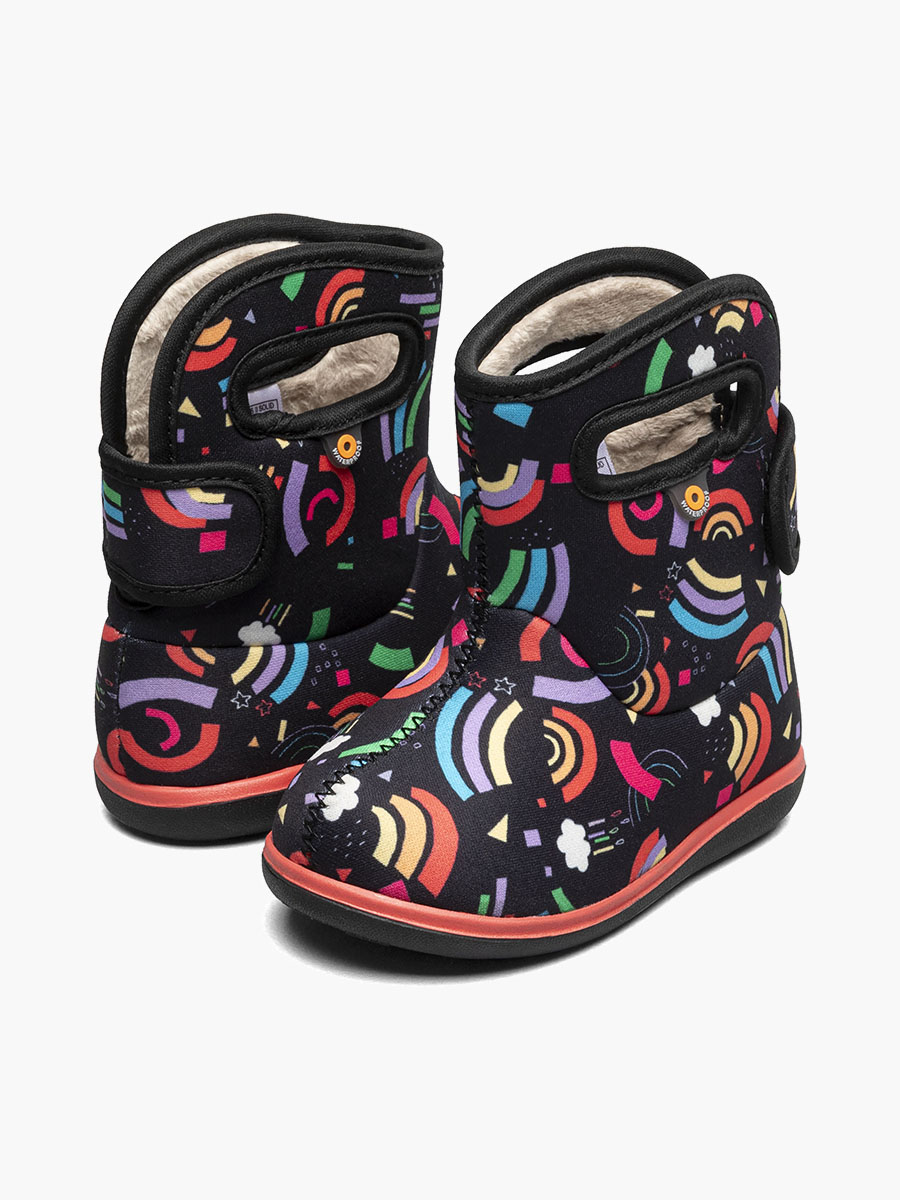 Baby Bogs II Rainbow Fun Waterproof Baby Boots