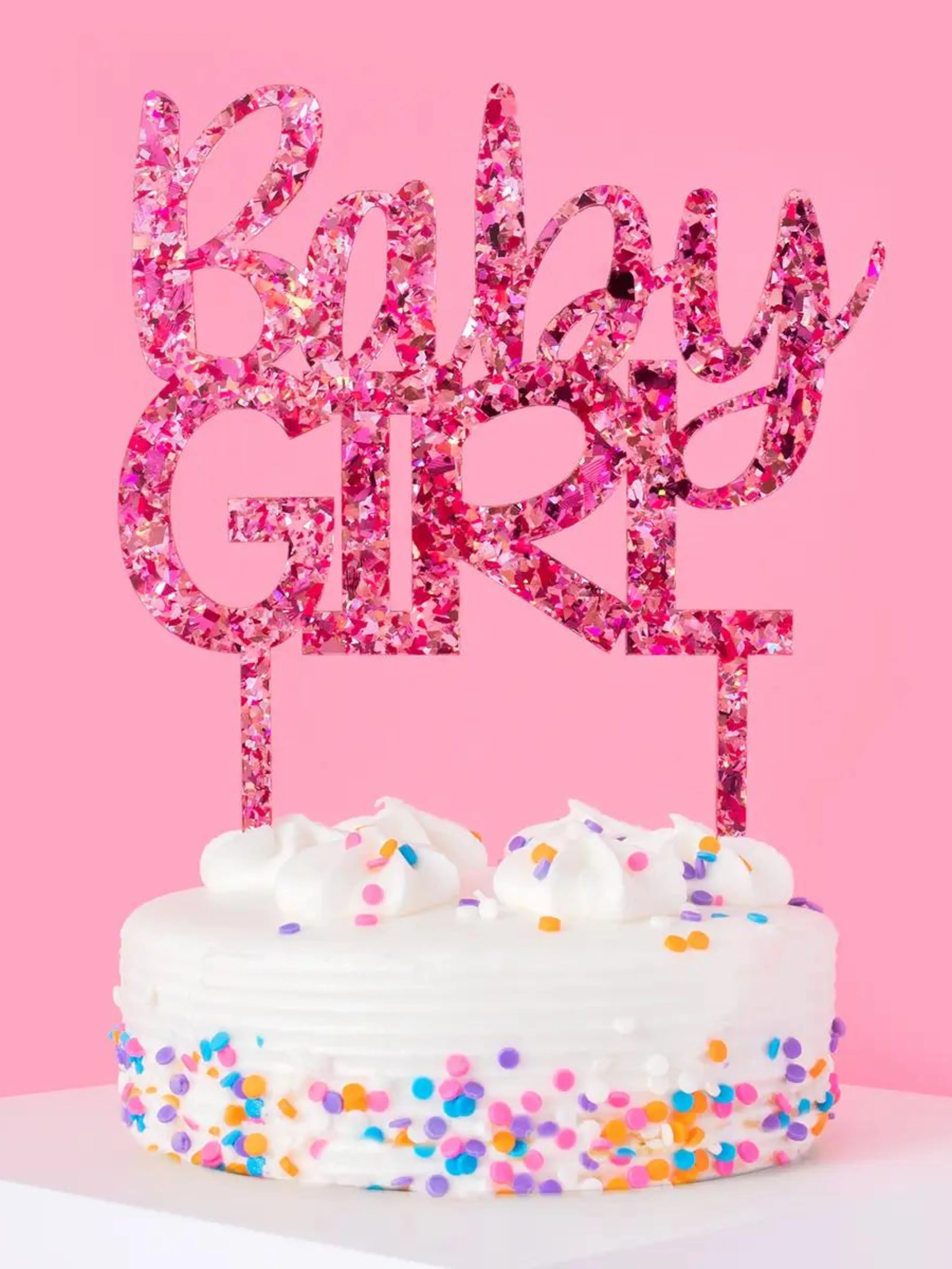 Baby Girl Cake Topper