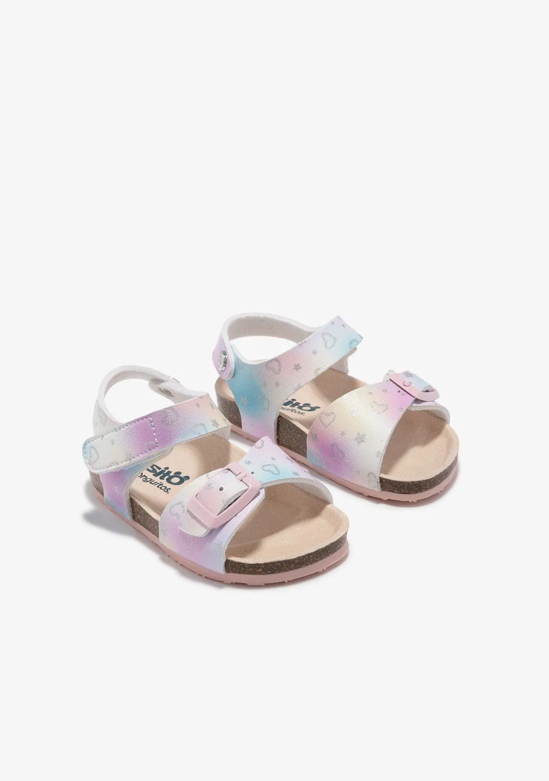 Baby´s Multicolour Hearts Stars Sandals