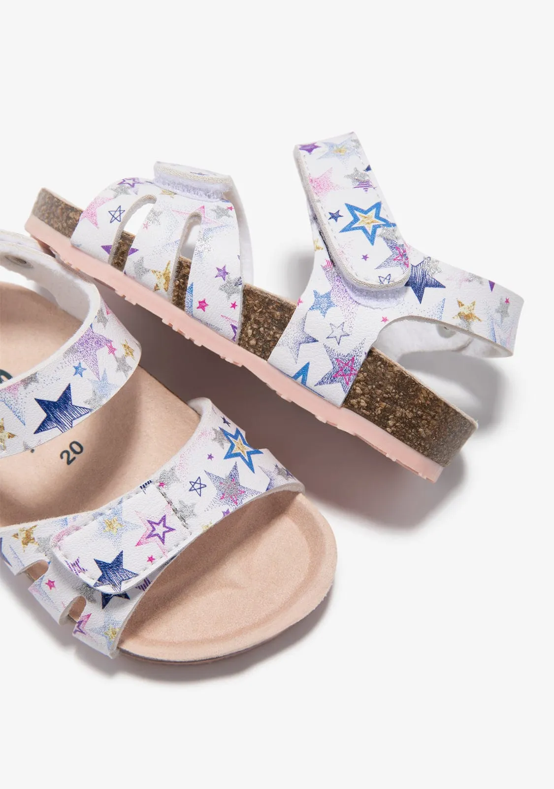 Baby´s Multicolour Stars Bio Sandals