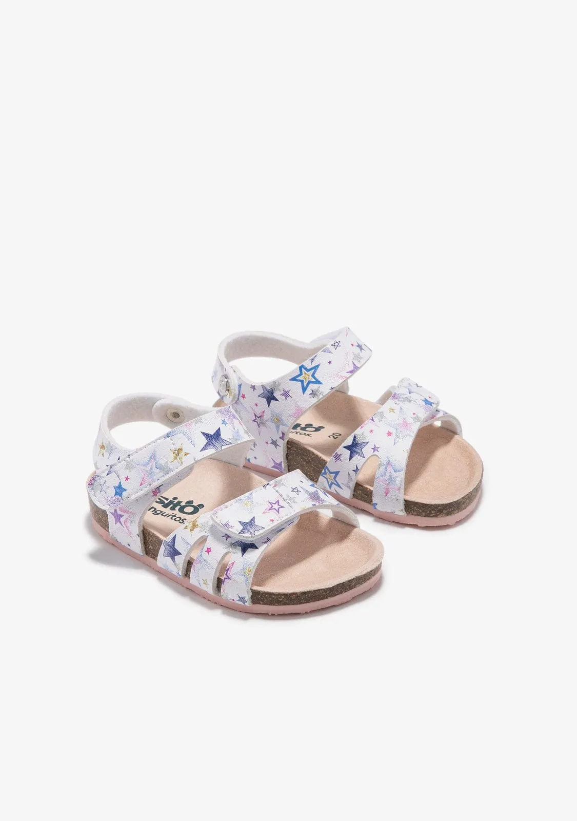 Baby´s Multicolour Stars Bio Sandals