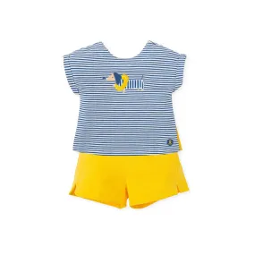 B.Canicross KNITTED GIRL SET - ATLANTIC BLUE