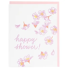 Blossoms Shower Card