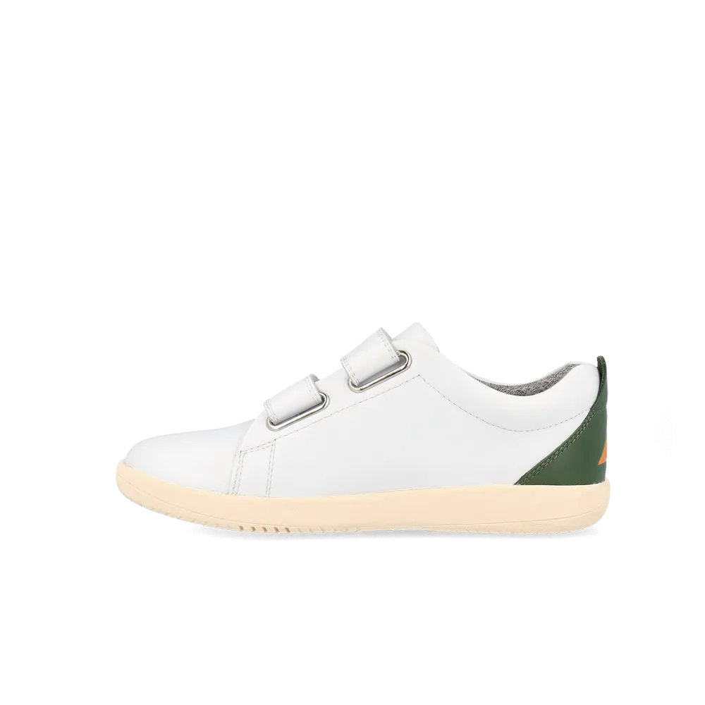 Bobux Kid+ Grass Court White + Forest