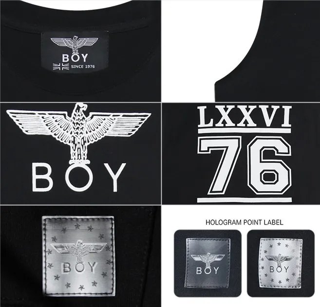 BOY LONDON  |Unisex Studded Street Style Cotton Oversized Logo Tanks