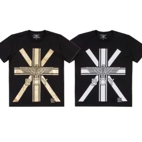 BOY LONDON  |Unisex Studded Street Style U-Neck Plain Cotton