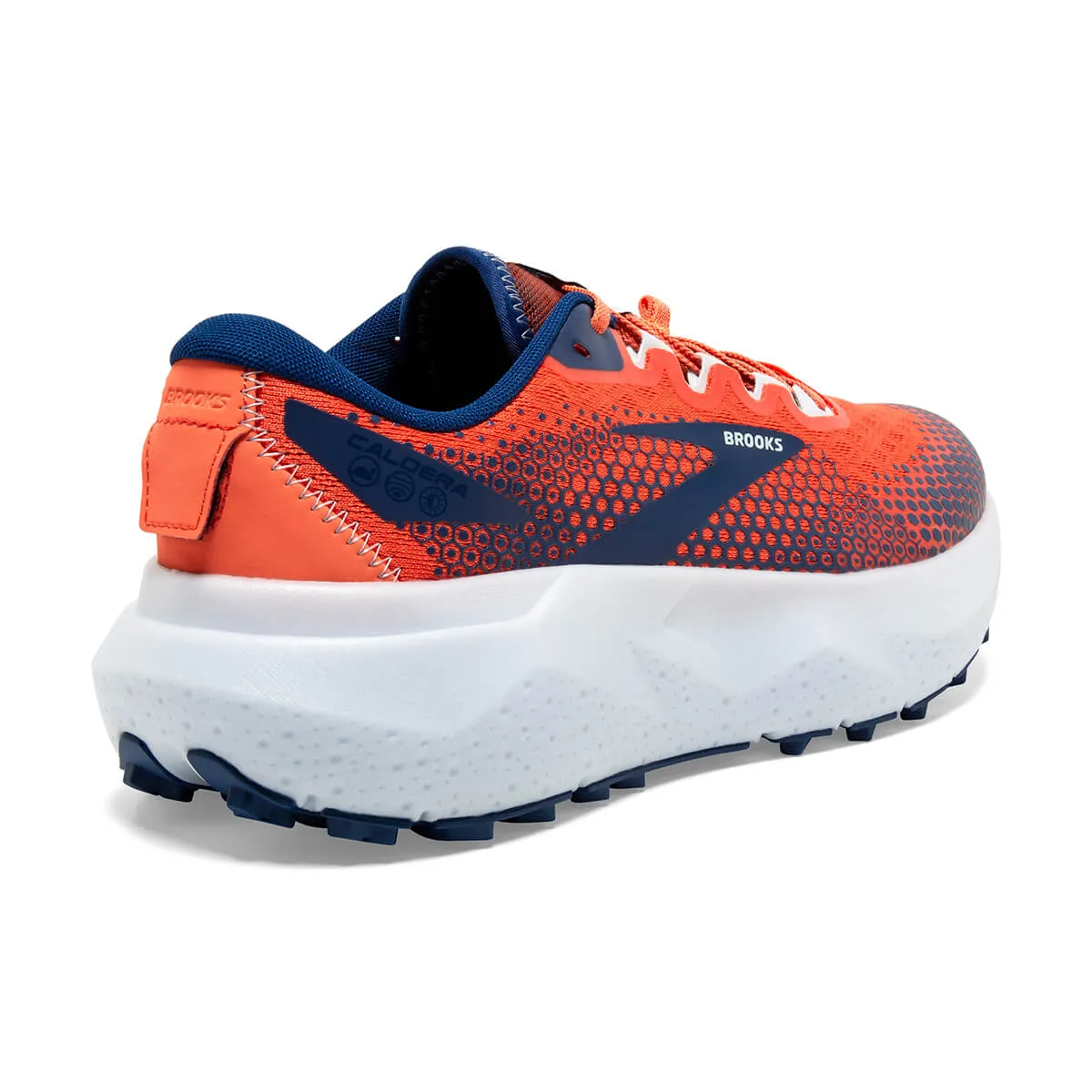 Brooks Caldera 6 Mens | Firecracker/navy/blue