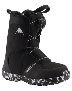 Burton Kids Grom Boa Snowboard Boots - Black - 2023