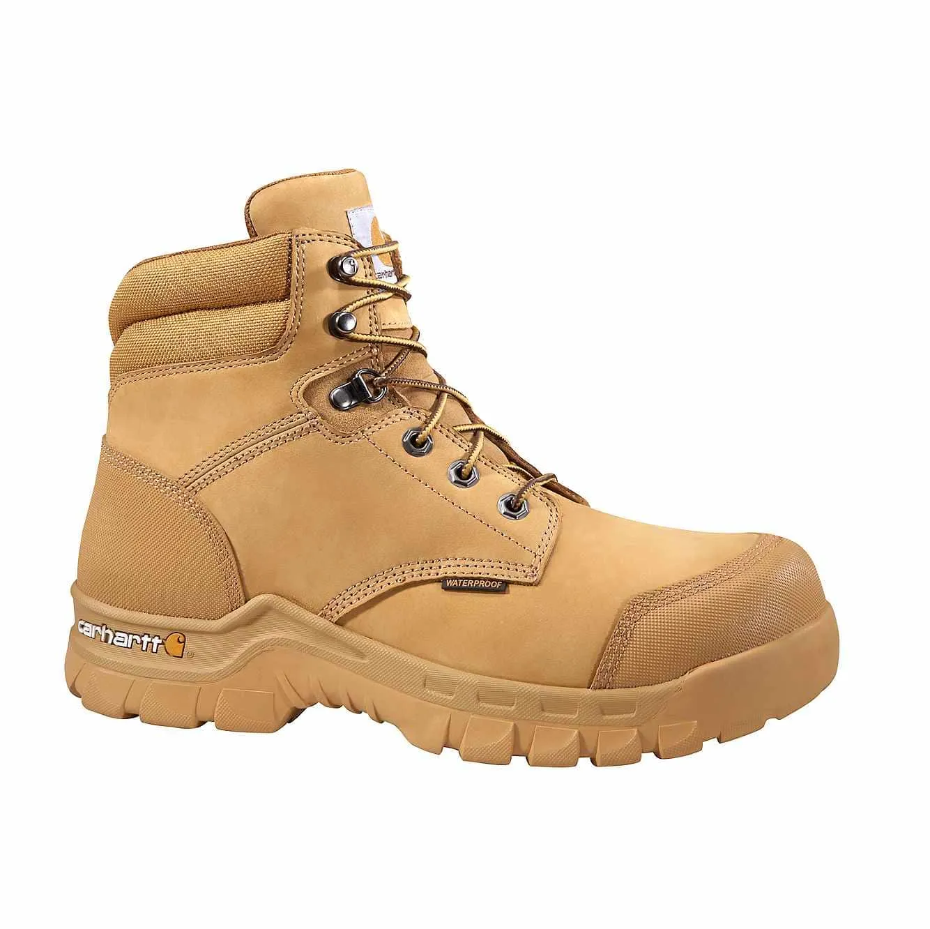 Carhartt Men's Rugged Flex 6 Plain Toe Work Boots - Wheat