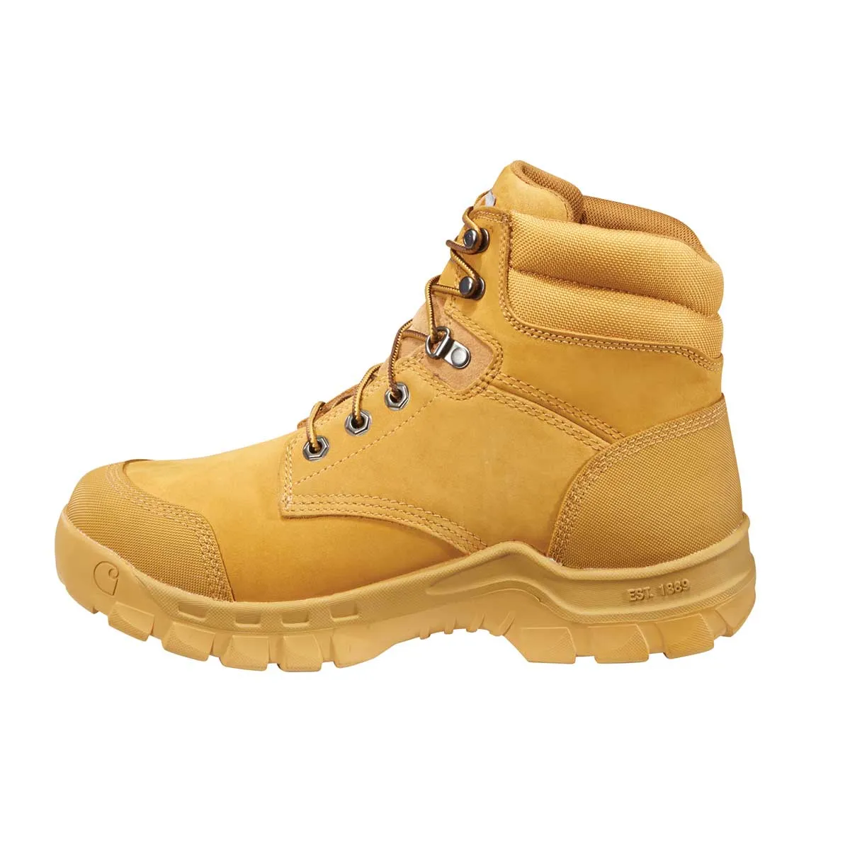 Carhartt Men's Rugged Flex 6 Plain Toe Work Boots - Wheat