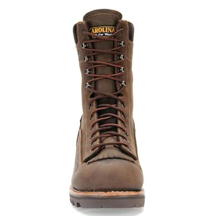 Carolina Men's 8” Waterproof Lace-to-Toe Logger Boot - CA7022