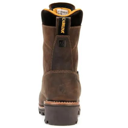 Carolina Men's 8” Waterproof Lace-to-Toe Logger Boot - CA7022