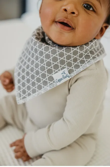 COPPER PEARL BANDANA BIB  |  BOGEY