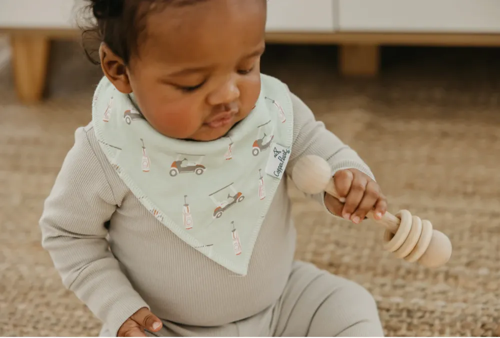 COPPER PEARL BANDANA BIB  |  BOGEY