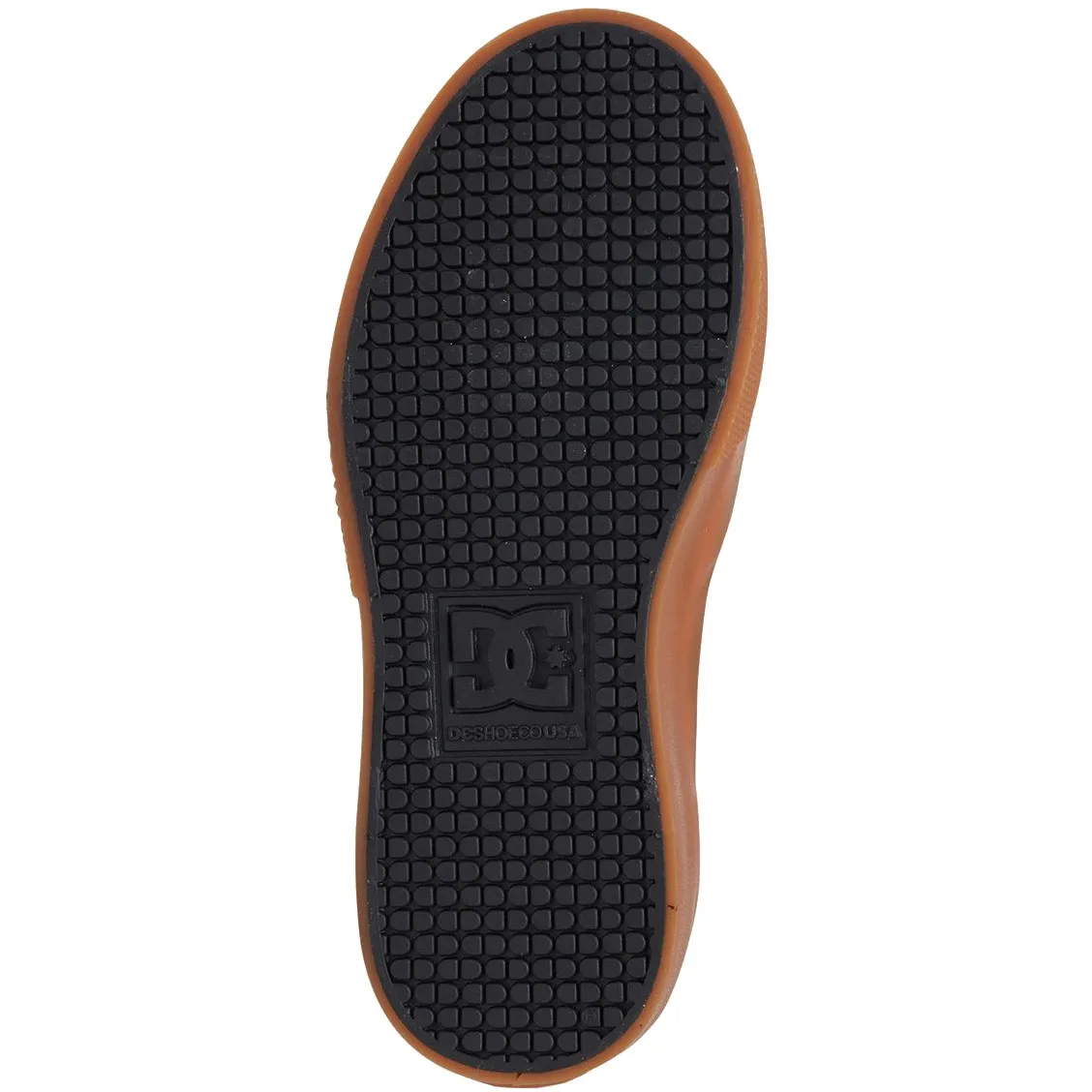 DC Kalis Vulc Kids Skate Shoes - Black/Gum