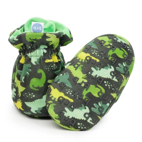 Dinos Cotton Baby Booties