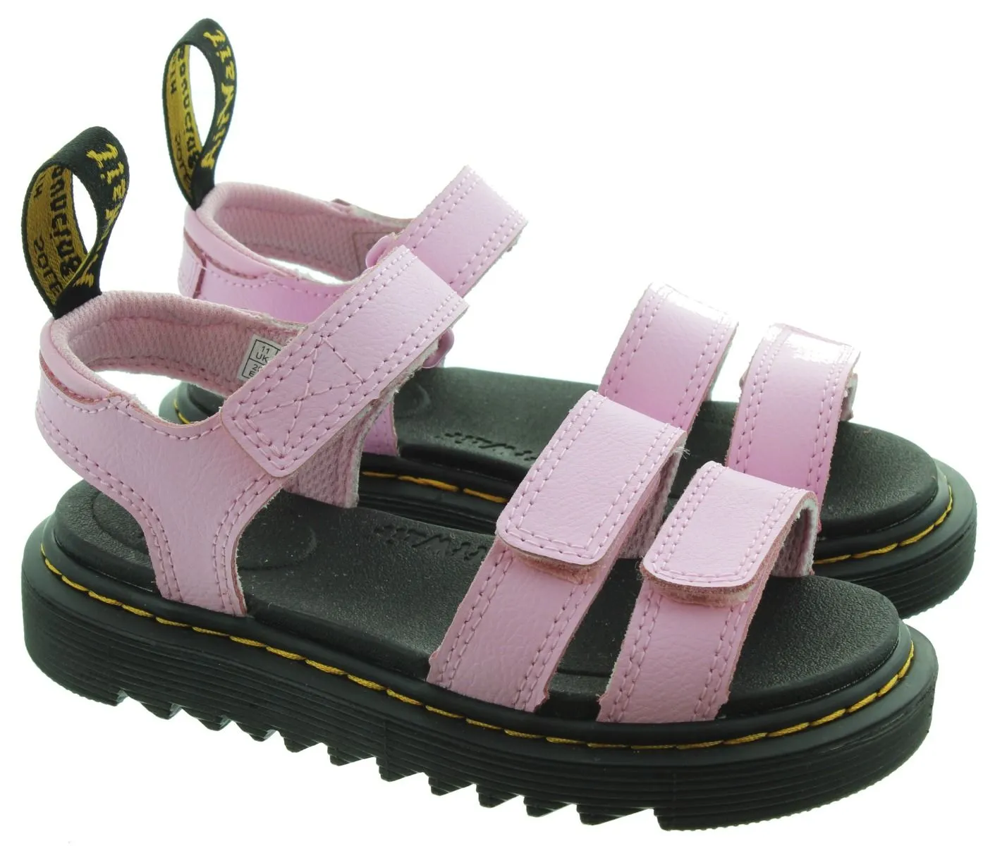 DR MARTENS Kids Klaire Sandals In PInk