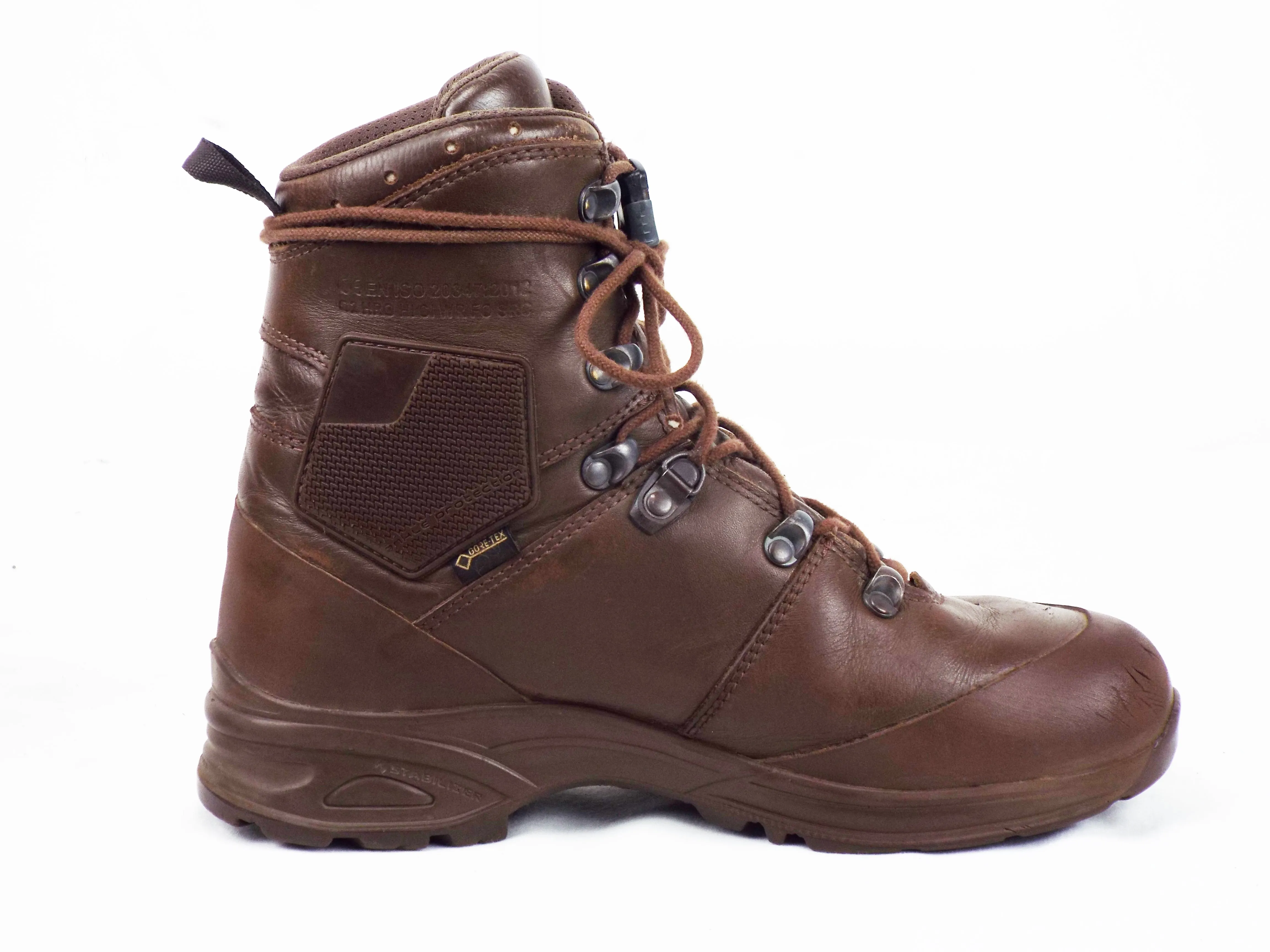 Dutch Army Brown Boots – Haix - elasticated side pockets - Gore-Tex Lined - Grade 1