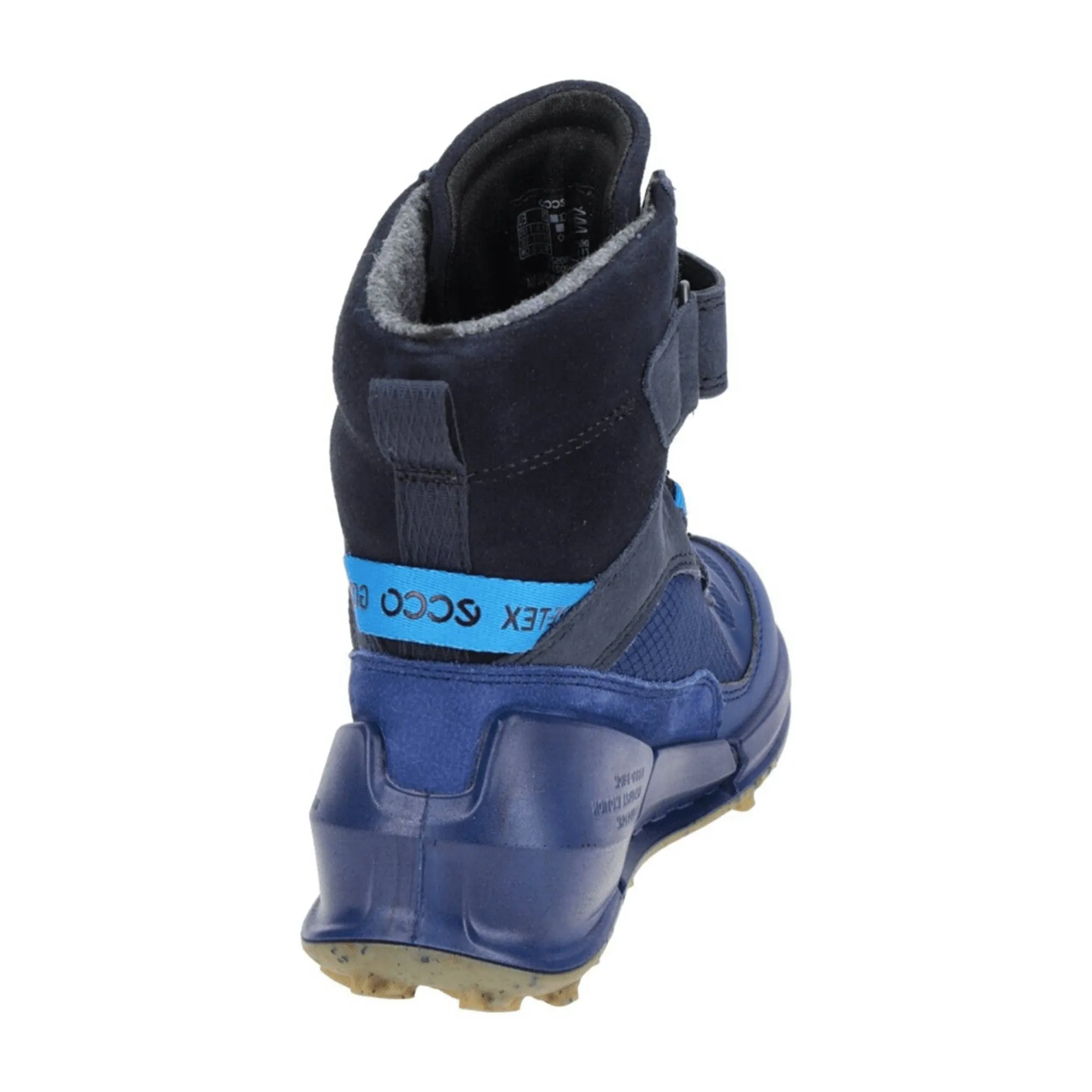 Ecco Biom Blue Kids' Boots with GORE-TEX Warm Lining, Durable Waterproof Children's Footwear, Model 711212