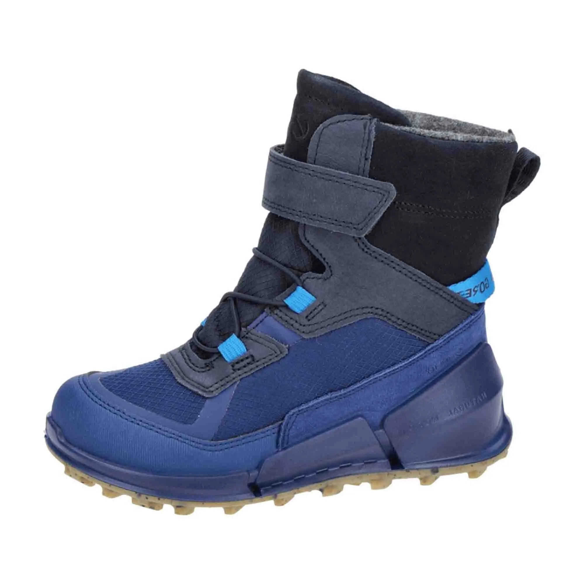 Ecco Biom Blue Kids' Boots with GORE-TEX Warm Lining, Durable Waterproof Children's Footwear, Model 711212