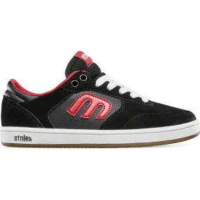 Etnies Kids Windrow Skate Shoes - Black/Red/White