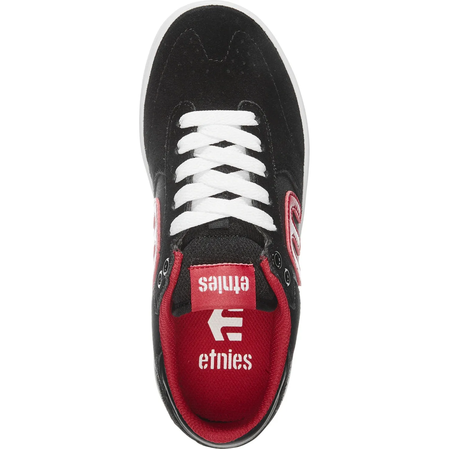 Etnies Kids Windrow Skate Shoes - Black/Red/White