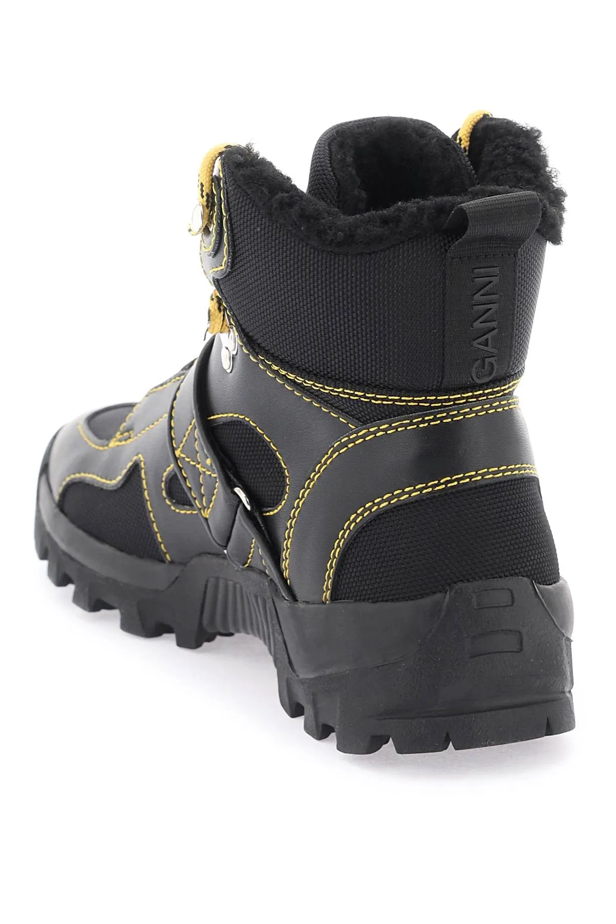 Ganni performance hiking ankle boots S2255 BLACK