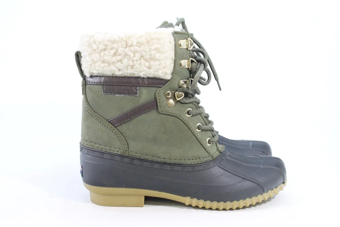 Hilfiger Rian Women's Green/Brown Boots 7M(ZAP19081)