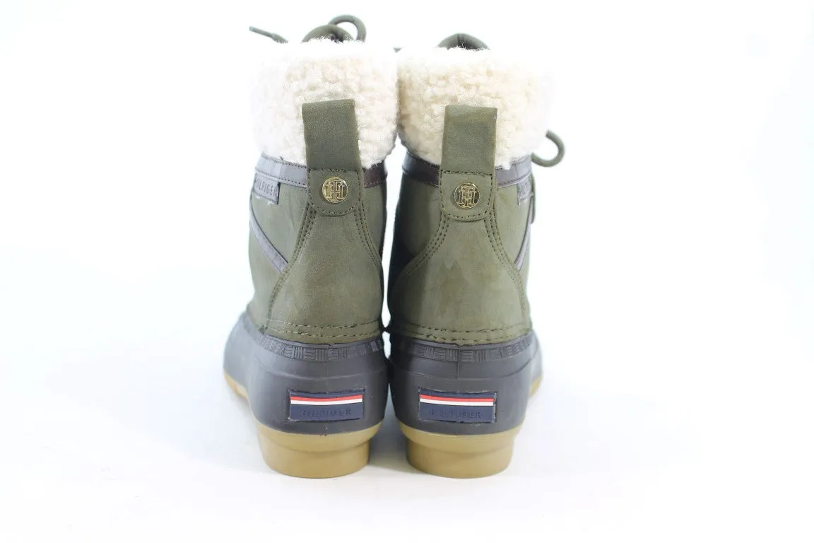 Hilfiger Rian Women's Green/Brown Boots 7M(ZAP19081)