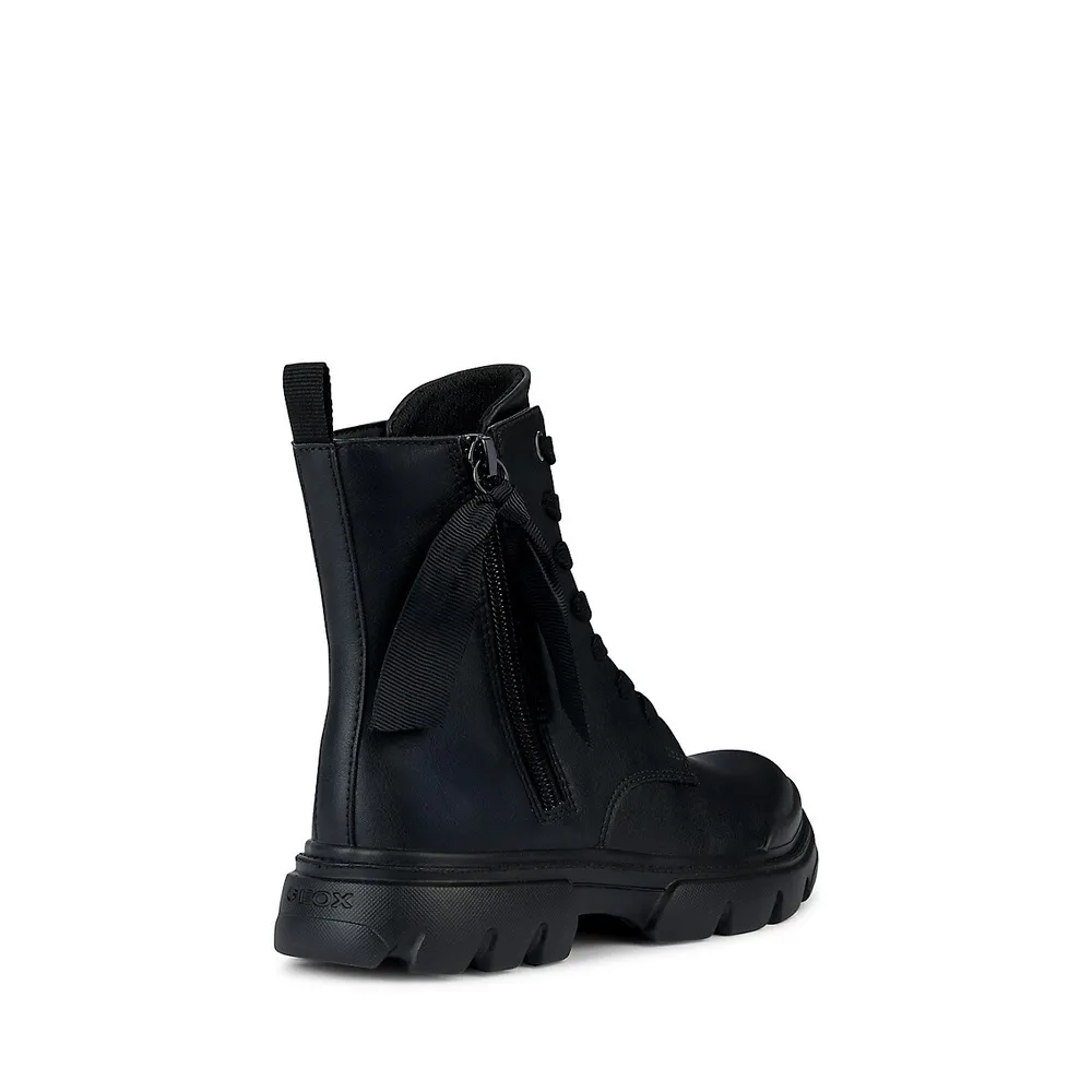 Hudson's Bay Girl's Junette Combat Boots