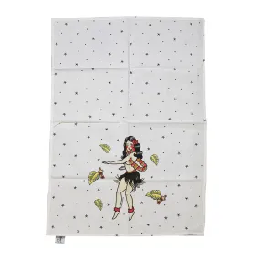 Hula Girl Tea Towel