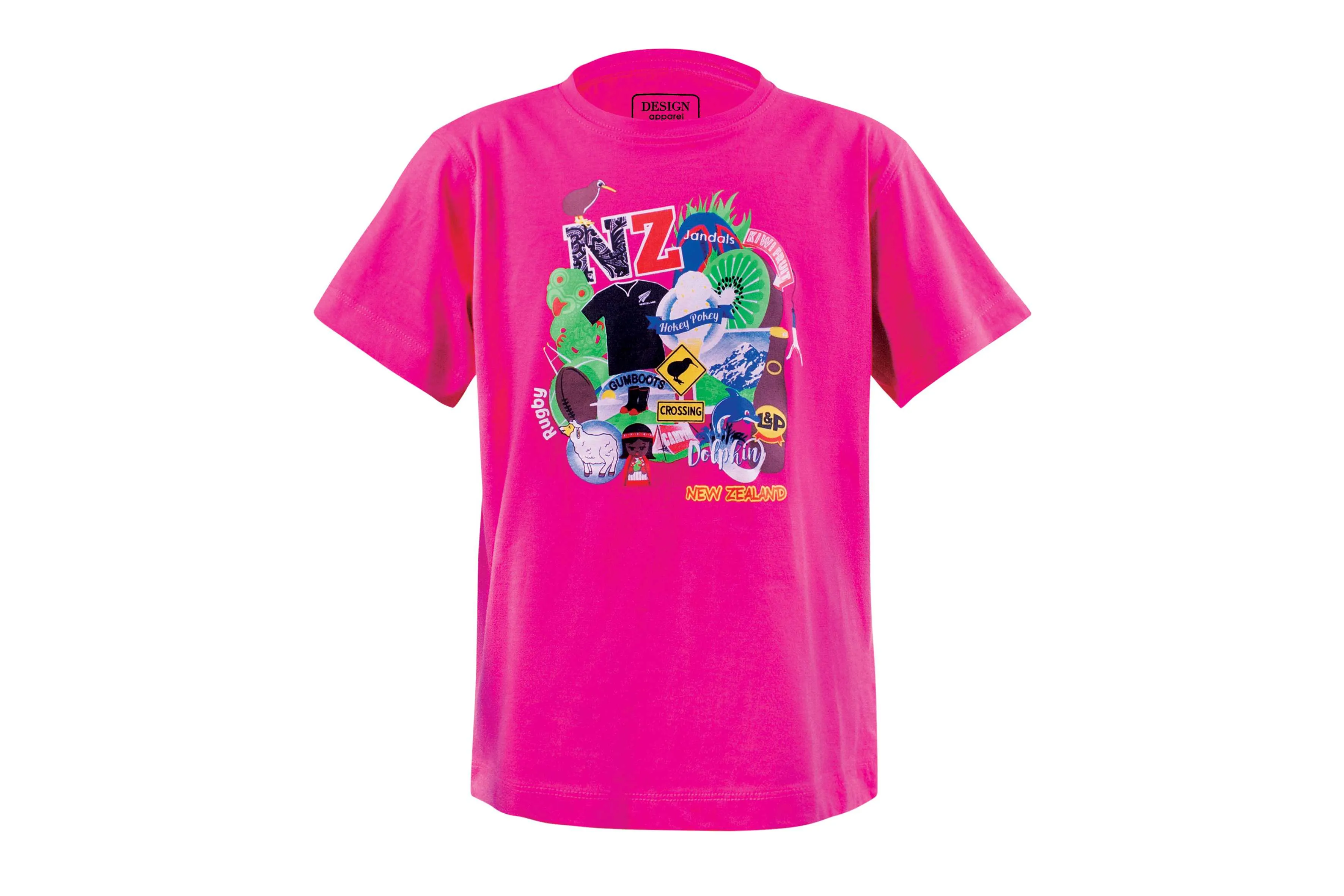 Icons and signs Kids Tee - Hot Pink