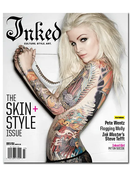 Inked Magazine: The Skin And Style Issue - Patton Suicide - March 2013