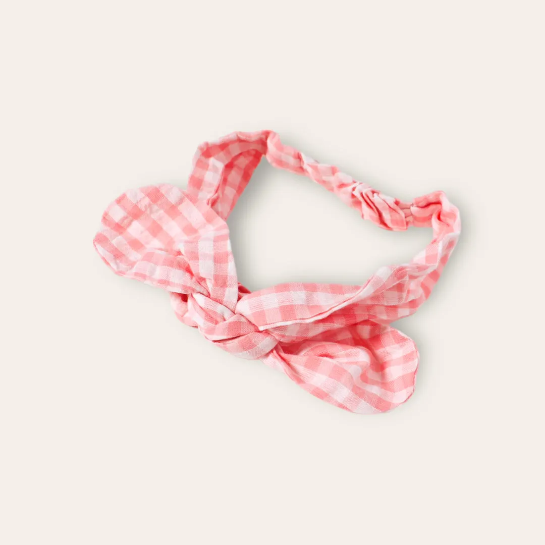 Jolie Bebe Woven Bow Baby Headband (Organic)