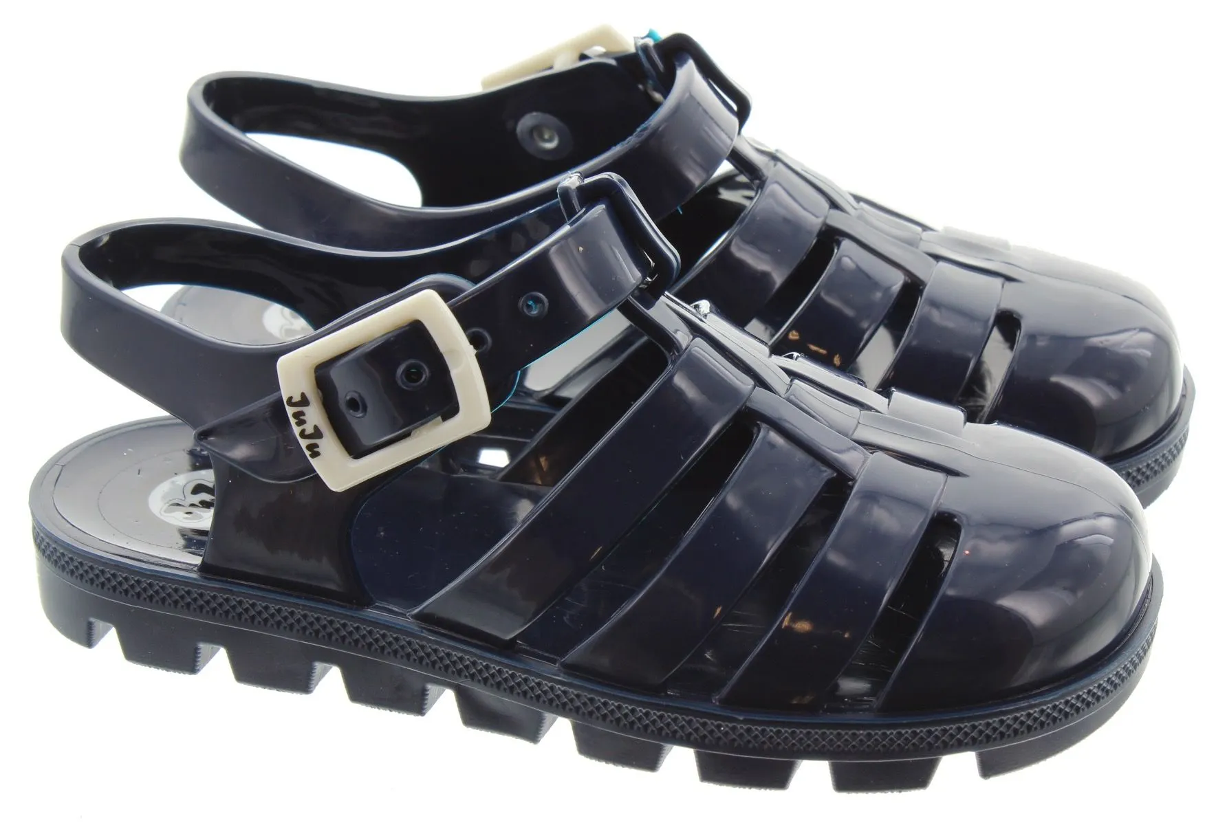 JUJU Nino Kids Juju Jelly Sandals In Navy