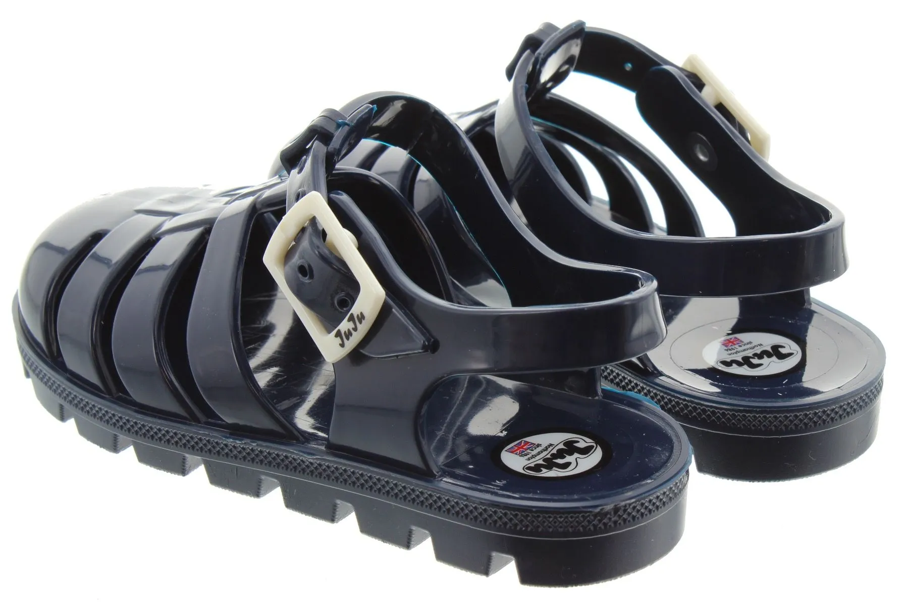 JUJU Nino Kids Juju Jelly Sandals In Navy