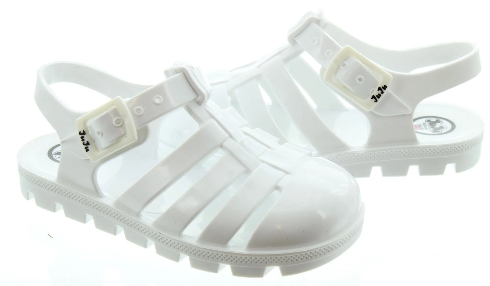 JUJU Nino Kids Juju Jelly Sandals In White