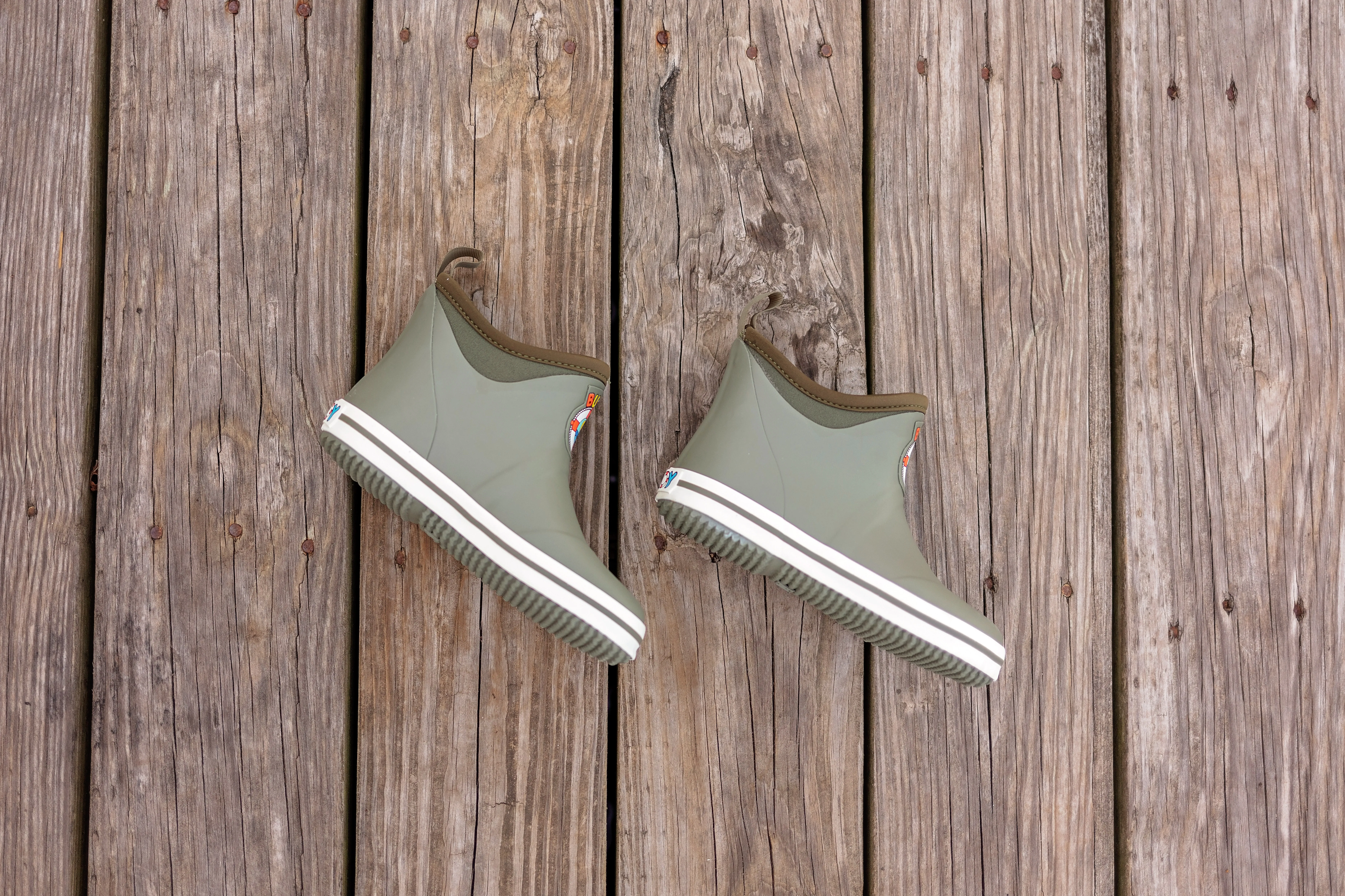 Kids Olive Buoy Boots