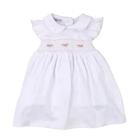 Lindsay and Luke Smocked Collared Flutters Dress