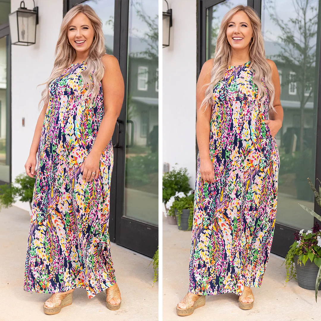 Love On The Weekend Maxi Dress, Navy